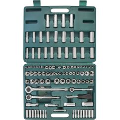 Набор инструмента универсальный 1/4'', 3/8'' и 1/2''DR, 107 предметов Jonnesway S05H48107S