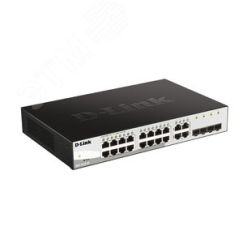 Коммутатор настраиваемый L2 , 16 портов 10/100/1000Base-T, 4 комбо-порта D-Link DGS-1210-20/F3A