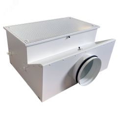 Корпус HEPA фильтра, потолочный в гигиеническом исполнении 610х305х78, H80-652х347, боковое подключение D200 Naveka F0000043497