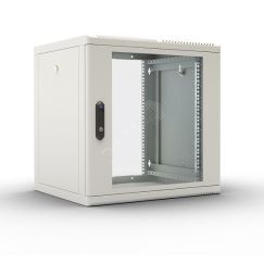 Шкаф телекоммуникационный настенный разборный 9U (600х650) съемные стенки дверь стекло ЦМО ШРН-М-9.650