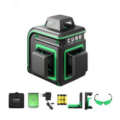 Уровень лазерный Cube 3-360 GREEN Home Еdition ADA А00566