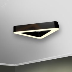 Светильник светодиодный RVE-LBX-HOLE-TRIO-SOFT-1400-N (Треугольник закругл. с отв. 1400х1246х100мм S80мм 104Вт Накладной 4000К Белый) RVElektro RVE00002073