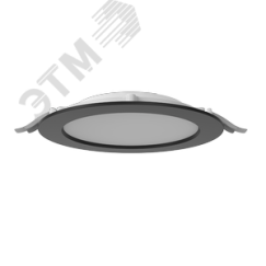 Светильник светодиодный ДВО-DL-01 Slim 30Вт 4000К 221*40мм IP65/40 черный опал EM Вартон V1-RF-90084-10A00-6503040