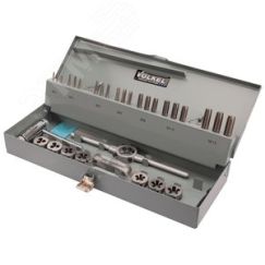 Набор метчиков и плашек M3 -M12 HSS-G 33 предмета Voelkel V49501