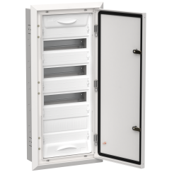 TITAN 5 Корпус металлический ЩРв-48 (1х48) 755х365х130мм IP31 белый (одна дверь) IEK