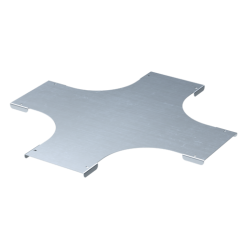 Крышка на Х-образный ответвитель 100, R600, 1,0 мм, нержавеющая сталь AISI 304