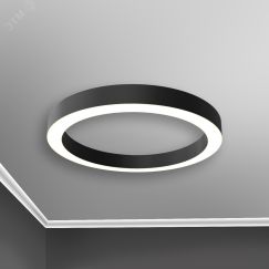 Светильник светодиодный RVE-LBX-HOLE-RING-1000-N (Кольцо 1000х1000х100мм S80мм 71Вт Накладной 4000К Белый) RVElektro RVE00001284