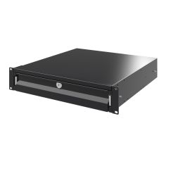Ящик выдвижной 19&quot; 2U, глубина 300мм, RAL9005