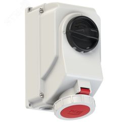 Розетка настенная с выкл и блокир                 32А/400V/3P+E/IP67/3h контейнерная PCE 75242-3