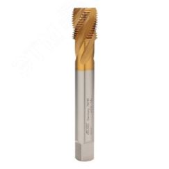 Метчик 1/2'' -14-G(BSP) (Машинный, спиральный) DIN5156 HSSE-TiN C/2-3P R35 55 градусов 125мм a=12 Voelkel V78719