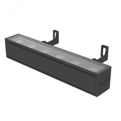 Светильник светодиодный ДБУ-Regula 2.0 300мм 6Вт BLUE 20x40гр. в линию черный Вартон V1-G1-92333-21L29-66006BE