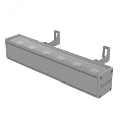 Светильник светодиодный ДБУ-Regula 2.0 300мм 6Вт BLUE 20x40гр. серый Вартон V1-G1-72333-20L29-66006BE