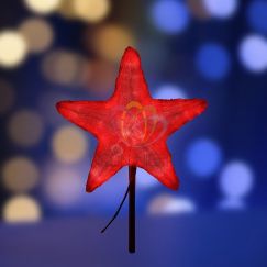 Фигура акриловая светодиодная Звезда 50 см, 160 светодиодов, красная Neon-Night 513-452