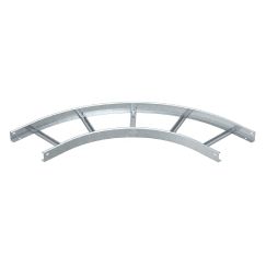 Угловая секция 90° лестничного лотка 60х500 мм R=500 мм. LB 90 650 R5 FS OBO Bettermann LB 90 650 R5 FS