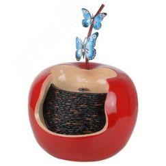 Фонтан декоративный уличный светодиодный с подсветкой Садовый APPLE GANF-04 GREEN APPLE Б0053393