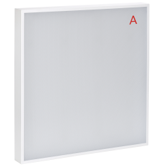 PRO Панель светодиодная ДВО 1001A 40Вт 4000К IP40 595х595мм призма БАП 3ч IEK