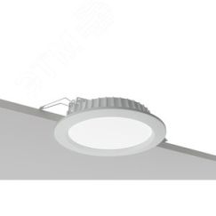 Светильник LED Effect ДАУНЛАЙТ 22Вт 2300лм 5000К IP65 КСС Д встраиваемые, SMD, БАП 1 час ЛЕД-Эффект LE-СВО-16-022-1181-65Х+LE0274
