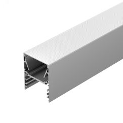 Профиль с экраном ALU-LINE-DUO-2000 ANOD+OPAL (ARL, Алюминий) Arlight 024188
