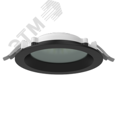 Светильник светодиодный ДВО-DL-01 Pro 20Вт 4000К 176х51 мм IP65/40 черный стекло EM Вартон V1-RF-90183-GLA00-6502040