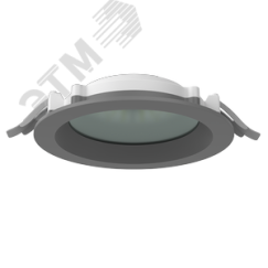 Светильник светодиодный ДВО-DL-01 Pro 15Вт 3000К 176х51 мм IP65/40 серый стекло EM Вартон V1-RF-70183-GLA00-6501530