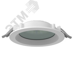 Светильник светодиодный ДВО-DL-01 Pro 15Вт 3000К 176*51мм IP65/40 белый стекло EM Вартон V1-RF-00183-GLA00-6501530