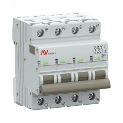 Выключатель автоматический AV-6 DC 4P 13A (C) 6кА AVERES EKF mcb6-DC-4-13C-av