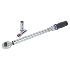 Динамометрический ключ серии EXACT, 1/2', 40-200 Нм, футляр, в комплекте 2 т King Tony P34462-1DG