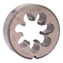 Плашка М30х3,5 DINEN22568 HSS 6g 65х25мм (Стружколом) (CzTool) Bucovice 270300