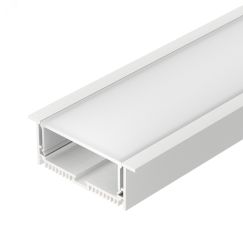 Профиль с экраном SL-LINIA88-F-2500 WHITE+OPAL (ARL, Алюминий) Arlight 021373