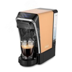 Кофеварка 3 в 1 KT-7230, объем 0,8 л, мощность 1400 Вт, цвет черно-персиковый KITFORT КТ-7230
