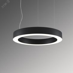 Светильник светодиодный RVE-LBX-HOLE-RING-1500-P (Кольцо 1500х1500х100мм S80мм 113Вт Подвесной 4000К Белый) RVElektro RVE00000274