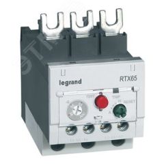 Реле тепловое RTX3 65 с дифференциальной защитой 24...36A LEGRAND 416707