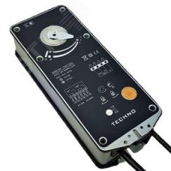 Электропривод противопожарный, реверсивный 25Nm, 2/3 поз., 2SPDT, 230AC Techno NS-25DF/230V