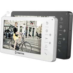 Монитор видеодомофона цветной Tantos Amelie (White) HD XL