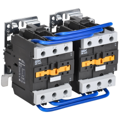 Контактор КМИ-48032 реверс 80А 230В/АС3 2NO;2NC IEK