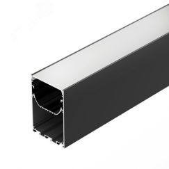 Профиль LINE-S-5075-2500 BLACK (Arlight, Алюминий) Arlight 041848