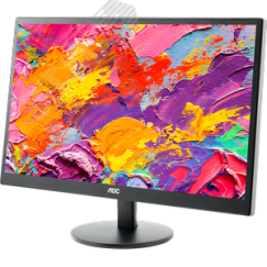 Монитор 23.6'' VA, 1920x1080, 5 мс, 1000:1, 250 КМ/м2, HDMI, VGA AOC M2470SWH