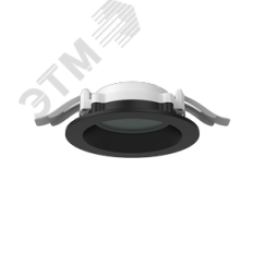 Светильник светодиодный ДВО-DL-01 Pro 8Вт 4000К 120х49 мм IP65/40 черный стекло EM Вартон V1-RF-90111-GLA00-6500840