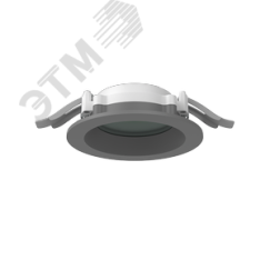 Светильник светодиодный ДВО-DL-01 Pro 13Вт 3000К 120*49мм IP65/40 серый стекло EM Вартон V1-RF-70111-GLA00-6501330