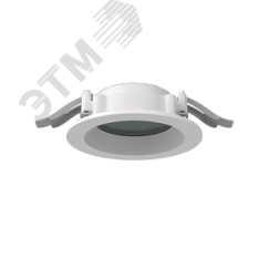 Светильник светодиодный ДВО-DL-01 Pro 13Вт 4000К 120*49мм IP65/40 белый стекло EM Вартон V1-RF-00111-GLA00-6501340