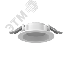 Светильник светодиодный ДВО-DL-01 Pro 13Вт 4000К 120х49 мм IP65/40 белый опал EM Вартон V1-RF-00111-10A00-6501340