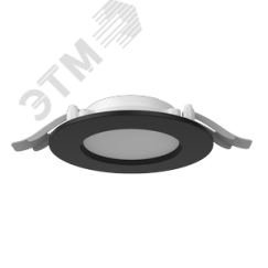 Светильник светодиодный ДВО-DL-01 Slim 8Вт 4000К 120*37мм IP65/40 черный опал EM Вартон V1-RF-90011-10A00-6500840