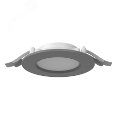 Светильник светодиодный ДВО-DL-01 Slim 13Вт 4000К 120*37мм IP65/40 серый опал EM Вартон V1-RF-70011-10A00-6501340