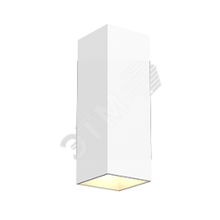 Светильник светодиодный WL-Cube настенный10W 3000K 80х80х230мм угол 60 град. IP54 RAL9010 белый матовый Вартон V1-R5-Y0513-21000-5401030