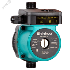 Насос циркуляционный  PROMO 15-12A 1 скорость Shinhoo 71411002