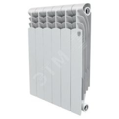 Радиатор биметаллический секционный 350/80/12 боковое подключение Royal Thermo RTRB35012