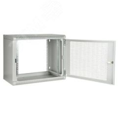 Шкаф настенный разборный 19д12U(600x650) дверь перфорированная ССД 130411-00571