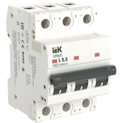 ARMAT Автоматический выключатель M06N-DC 3P Z 6А IEK