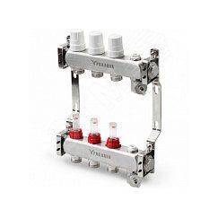Блок коллекторный с расходомерами 4 выхода, 280 мм, 1 x 3/4 PRO AQUA V500MB.04