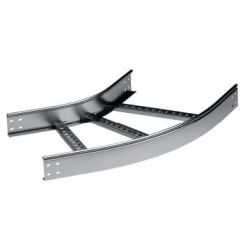 Угол горизонтальный 45 градусов 80x500 R-600, лонжерон 1,5 мм, цинк-ламельный, в комплекте с крепежными элементами и соединительными пластинами, необходимыми для монтажа